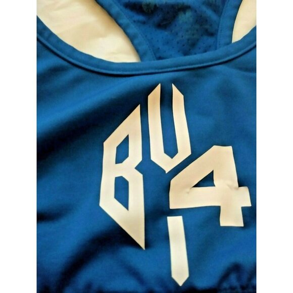 Holloway Women's Size Medium Blue Pullover Vented Sports Bra Be You For Life - Picture 2 of 5